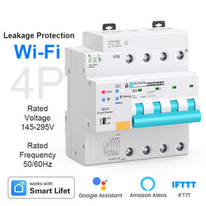 Tuya 2P 3P 4P WIFI Disyuntor RCBO MCB Smart Life <span class=keywords><strong>Timer</strong></span> Control remoto <span class=keywords><strong>Interruptor</strong></span> inalámbrico automático <span class=keywords><strong>Interruptor</strong></span> de cierre - Product Image 4