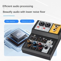 Table de mixage d'enregistrement 2 canaux, carte son USB pour ordinateur, système audio karaoké, mixage de scène, surveillance, microphone, modèle MA2, 20Hz-20kHz