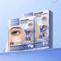 Patchs pour les yeux au collagène or, marque privée, anti-rides, masque pour les cernes, anti-poches, hydratant, raffermissant