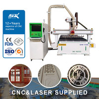 3 Axes 1325 1500*3000mm 9.6 kw Italien Hsd Broche Atc Cnc Routeur Machine pour Porte en Bois Armoire