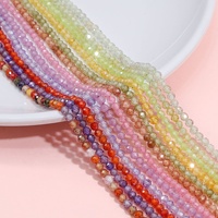 Perles de zircon rondes blanches à facettes de 2mm pour la fabrication de bijoux artisanaux en pierre perles en vrac pour divers modèles