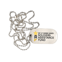 Kalung Tag Logam Slogan Keren Murah Custom, Logo Embos, Enamel Lunak, Tag Anjing Perak, Produsen Personalisasi, Antik Modern