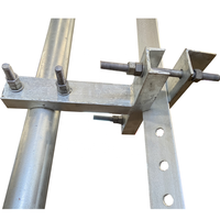 Support de montage d'antenne pour tour de télécommunication en acier, pince de mât pour antenne TV, radio, satellite, MW, RRU, installation par boulon en U