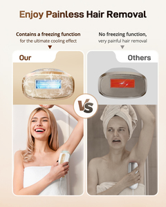 Épilateur laser IPL à refroidissement par glace pour femmes, épilation indolore et durable, appareil d'épilation pour tout le corps - Product Image 2