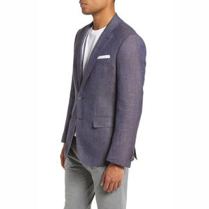 Vestes Slim Fit avec Boutons, Style Décontracté Affaires, Blazers pour Hommes - Product Image 3