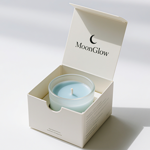 Tùy Chỉnh 10Oz Nến Hộp Quà Tặng Cao Cấp Hộp Thiết Kế Bao Bì Cho Da Kem Nến Jar Hộp Giấy Cho Nến Với Kraft Chèn - Product Image 6