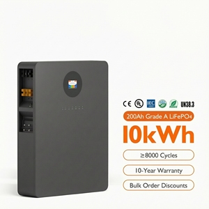 ระบบกักเก็บพลังงานแสงอาทิตย์สำหรับบ้าน แบตเตอรี่ลิเธียม 48V 200Ah Lifepo4  กำลังไฟ 5kWh 10kWh 15kWh สำหรับพลังงานทดแทน - Product Image 1