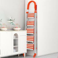 4/5/6 marches Tabouret pliant intérieur en aluminium Échelle de chaise de sécurité avec main courante pour la scène pour l'entrepôt Escalier extérieur de gymnastique