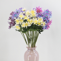 Fleurs artificielles en latex effet naturel, pissenlits et astrântias, pour la décoration de Noël, de la maison, des remises de diplômes, des jardins, des fêtes et des mariages.