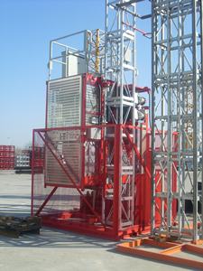 Mesin pengangkat Material Lift konstruksi seri <span class=keywords><strong>SC</strong></span> dengan struktur kompak CE dan EAC diakui - Product Image 4