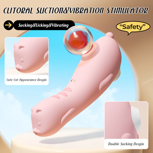 Succionador de Clítoris 3 en 1 con Forma de Gato, con 9 Modos de Succión y 9 Modos de Vibración para Mujeres, Juguetes Sexuales de Silicona para Parejas - Product Image 5