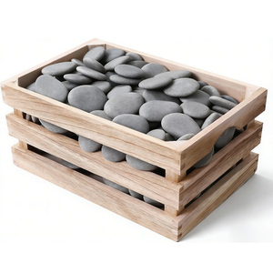 Adoquines Ovalados de Piedra Natural, Guijarros Finos <span class=keywords><strong>para</strong></span> Manualidades, Ecológicos, Duraderos, <span class=keywords><strong>para</strong></span> Uso en Escuelas y Parques - Product Image 2