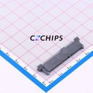 XUTS-2218-0127 <b>Hard</b> <b>Drive</b> Connector (SAS/SATA/M.2) SMD,P=1.27mm Connector SATA Female 22P Vertical Mount - Product Image 1