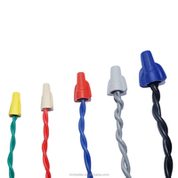 Connecteur de câble conique antidérapant à sertir Gaochao, connecteur de câble à nervures, boîtier en PVC, 600V