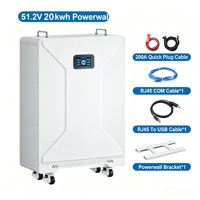 Batería de Almacenamiento de Energía Solar de Pared para el Hogar Xdbattery, Tipo Split LiFePO4 48V 200Ah/400Ah 10-20kWh, Modelo T30 con Comunicación CAN