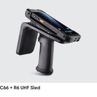 Chainway C66 Handheld Android 11 PDA resistente con escáner de código de barras 2D y lector RFID para logística minorista equipado con E710/R2000