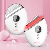 Nouvel appareil de massage facial et cervical anti-âge à microcourant vibrant, lumière LED et Gua Sha pour le lifting du visage