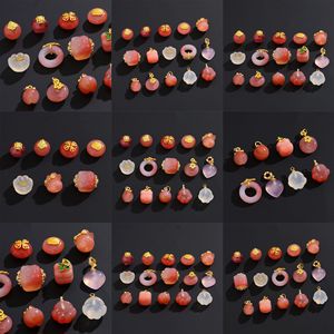 Perles de pendentif en agate naturelle de Nantong, taille moyenne, polies à la main, accessoires de bijoux DIY - Product Image 4