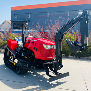 Livraison gratuite CE EPA Mini tracteur à chenilles 50hp 80HP 100HP pour tracteurs agricoles multifonctionnels - Product Image 4