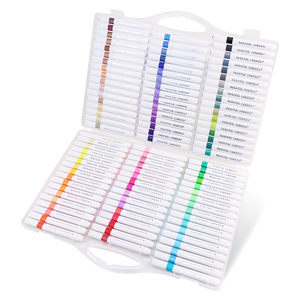 Vente chaude 12/24/36/48/72/80/100/120 couleur acrylique marqueur stylo ensemble pour œuvres d'art roches bois tissu pour peinture Graffiti <span class=keywords><strong>dessin</strong></span> - Product Image 5