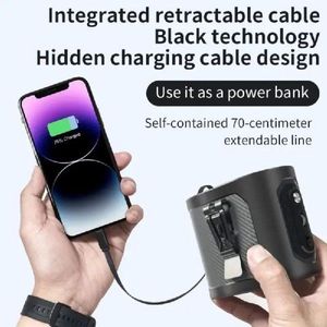 Ventilador de Cintura Portátil Recargable de 10000mAh, Mini Ventilador de Cinturón con Aire Acondicionado para Deporte - Product Image 5