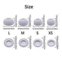 Embouts d'écouteurs de remplacement en silicone avec fonction d'annulation du bruit pour écouteurs AirPods Pro 2 3 4 Coussinets d'oreille en silicone