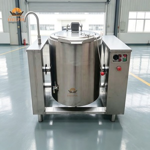 Olla Industrial Inclinable con Calentamiento Indirecto por Chaqueta <span class=keywords><strong>de</strong></span> Agua, Calentamiento Suave para Procesamiento <span class=keywords><strong>de</strong></span> Leche <span class=keywords><strong>de</strong></span> Soja y Leche Fresca - Product Image 6