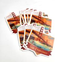 Autocollants pour carnet découpés à l'emporte-pièce avec logo personnalisé, couleur écologique, cadeau, décoration de fête souvenir, autocollant d'étiquette collante à découper holographique