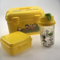 Récipient de nourriture et bouteille d'eau de couleur et de logo personnalisés pour les écoliers