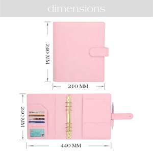 Хит продаж, 27-цветный органайзер для блокнотов Hongbo, черный/золотое кольцо, <span class=keywords><strong>A5</strong></span> - Product Image 4