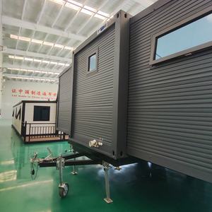 Maison en bois extensible à succès avec remorque et mini-maison sur roues pour habitation mobile, villa et appartement - Product Image 5