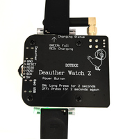 DSTIKE Deauther Watch Z ESP8266+ATmega32u4 WiFi+BadUSB Development Board dengan Baterai 1000mAh Terpasang untuk Pengujian WiFi