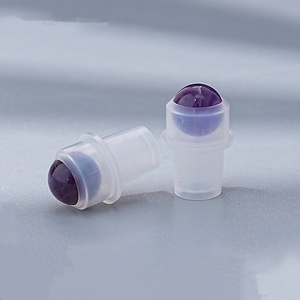 Venta Directa de Fábrica, Rodillo Facial de Jade de 5ml 10ml, Rodillo de Color Degradado, Rodillo de Cristal Natural, Varios Colores Disponibles - Product Image 5