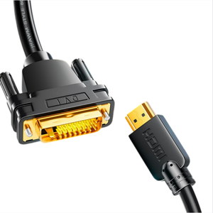 HDMI to <b>DVI</b> <b>Cable</b> Bi-Directional HDMI to <b>DVI</b>-D 24+1 Dual Link Gold Plated 1080P 4K@30Hz Cord for Laptop Graphics Card Monitor TV - Product Image 2