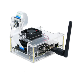 Estuche Protector Acrílico Yahboom para <span class=keywords><strong>Nvidia</strong></span> <span class=keywords><strong>Jetson</strong></span> Nano con Ventilador de Refrigeración, Compatible con <span class=keywords><strong>Jetson</strong></span> Nano 4GB B01 y Placa SUB - Product Image 1