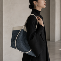Tas Tangan Kulit Suede Asli Kustom Wanita, Tas Hobo Berstruktur Lembut, Untuk Perjalanan Sehari-hari, Pemasok Grosir Pabrik