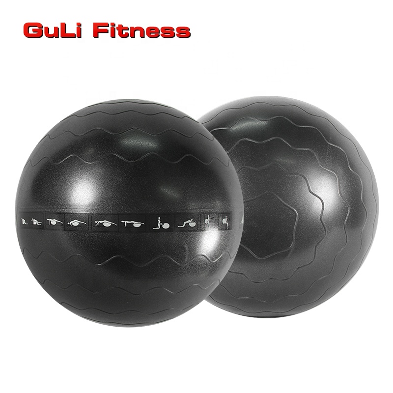 Guli Fitness2022ヨガジムボール55/65/75CMアンチバーストPVCカスタムロゴインフレータブルピラティス体操ボールサークルパターン付き