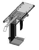 Ordinateur de bureau moderne en acier écologique à hauteur réglable pour PC, support de montage du processeur, tour de comptoir, ordinateur de bureau à domicile