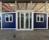 Maison conteneur extensible de 20 pieds, étanche, à installation rapide, de marque mondiale, garantie 1 an, idéale pour les glamping, les stations balnéaires et les montagnes.