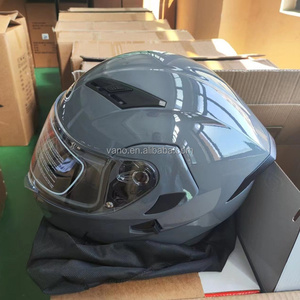 <span class=keywords><strong>Casco</strong></span> de Motocicleta WANOU <span class=keywords><strong>Blanco</strong></span>, Negro y Gris, Precio Competitivo, ABS, Protección Facial Completa para Motocicleta de Carretera - Product Image 3
