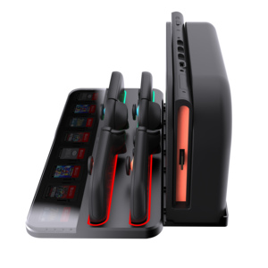 Honcam Chuyển Đổi 2 Sạc Dock Sạc Đứng Với Thẻ Trò Chơi Lưu Trữ Cho Nintendo Chuyển Đổi 2 Joycon - Product Image 4