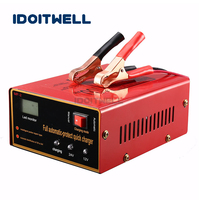 Pengisi Daya Baterai Mobil Truk Universal 12V 24V 10A Pengisi Daya Baterai Asam Timbal GEL ARLA EFB Cepat Otomatis Pengisi Daya Baterai Pintar 12V 24V