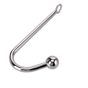 Big Anal Cock Ring ganci in acciaio inossidabile gancio anale in metallo SM gancio lungo a sfera singola <span class=keywords><strong>per</strong></span> <span class=keywords><strong>coppie</strong></span> - Product Image 3