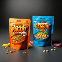 Sachets Doypack Personnalisés Imprimés Flexo pour Chips de Pommes de Terre, Chips de Bananes et Snacks à la Noix de Coco, avec Fermeture Éclair Anti-Humidité pour Emballage Alimentaire