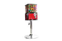 Distributeur de bonbons et de chewing-gums commercial mini à 4 têtes, à monnayeur, avec support, pour enfants, prix usine de gros