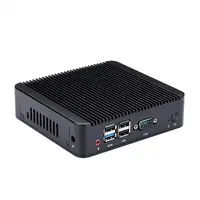 Qotom – Mini PC de bureau sans ventilateur, pare-feu VPN, ordinateur industriel Win10, ordinateur Mini PC