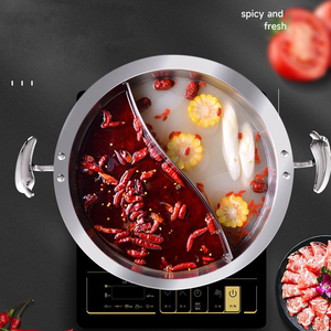 Hot Pot Cuisinière À Induction Pot Chinois <span class=keywords><strong>Hotpot</strong></span> En Acier Inoxydable Avec Couvercle Marmites Pour Cuisine Ustensiles De Cuisine - Product Image 3