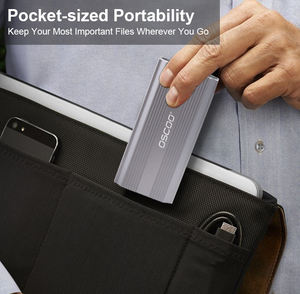 Venta caliente RGB 4TB Caja de disco duro externo Tipo C Carcasa SSD portátil Velocidad de transmisión rápida Caja SSD de 10Gbps - Product Image 5