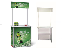 Comptoir de Promotion en Aluminium Pliable, Table de Présentation pour Salon