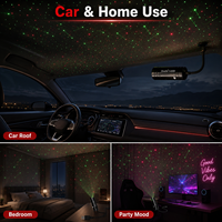 Proyector de Estrellas para Techo de Coche ZhonNa Mini, con Control por Voz USB-A, Proyector de Galaxia con Cuello de Cisne Flexible, Accesorio para Decoración de Auto y Hogar